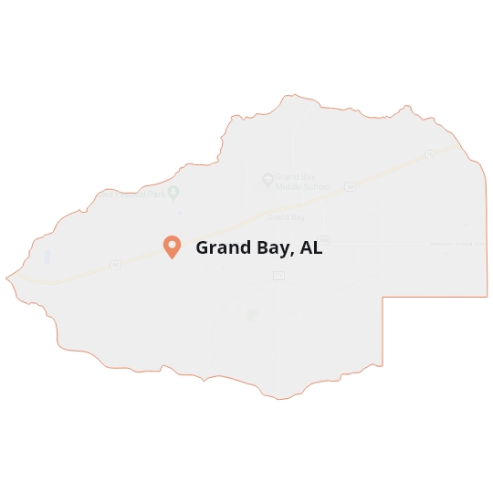 Grand Bay, AL Map Grand Bay, AL Map