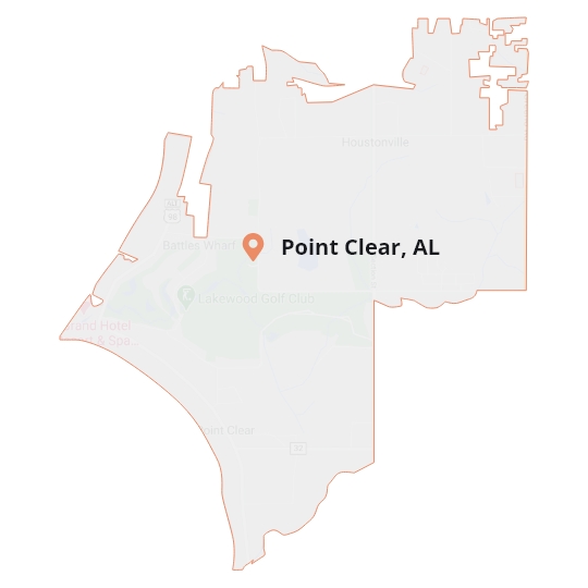 Point Clear, AL Map