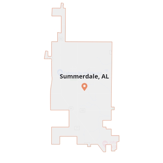 Summerdale, AL Map Summerdale, AL Map